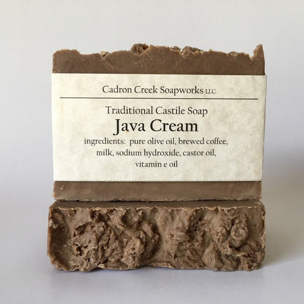 Coffee Infused Milk Soap, Java Cream Castile