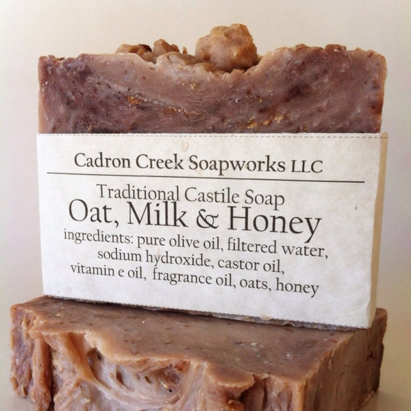 Traditional Castile Honey Oat & Milk Handmade Soap