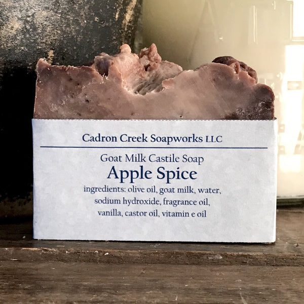 Goat Milk Castile Apple Spice Handmade Soap