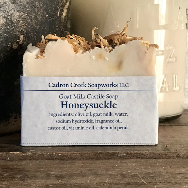 Goat Milk Castile Honeysuckle Handmade Soap