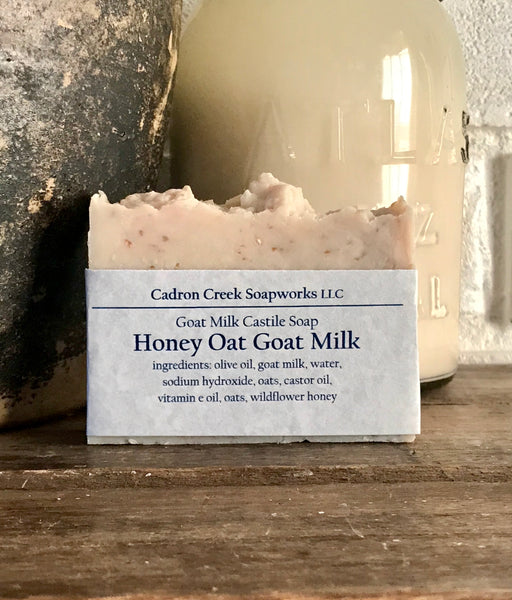Goat Milk Castile Honey Orange Oat Handmade Soap