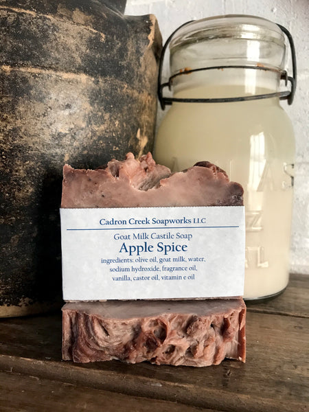 Goat Milk Castile Apple Spice Handmade Soap