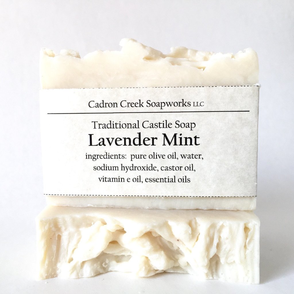Traditional Castile Lavender Mint Handmade Soap