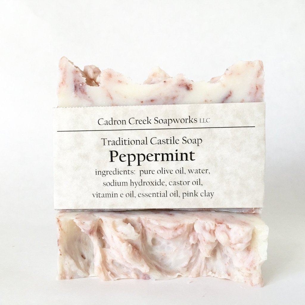 Traditional Castile Peppermint Handmade Soap