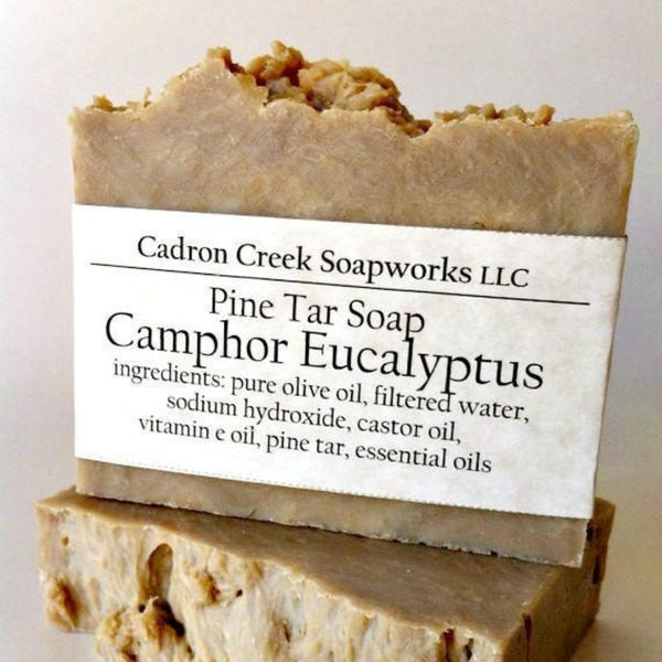 Pine Tar Camphor Eucalyptus Castile Handmade Soap