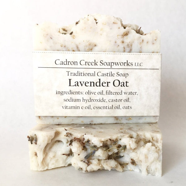 Traditional Castile Lavender Oat Handmade Soap