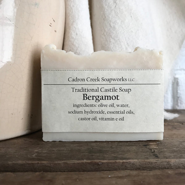 Traditional Castile Bergamot Handmade Soap