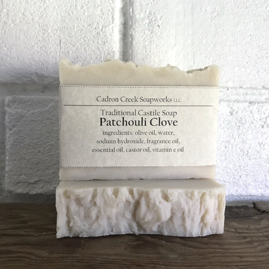Traditional Castile Patchouli Clove Handmade Soap