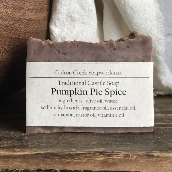 Traditional Castile Pumpkin Pie Handmade Spice