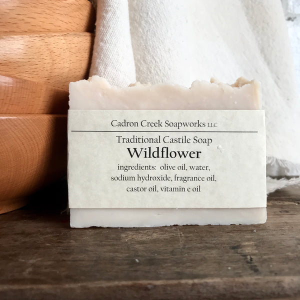 Traditional Castile Wildflower Handmade Soap