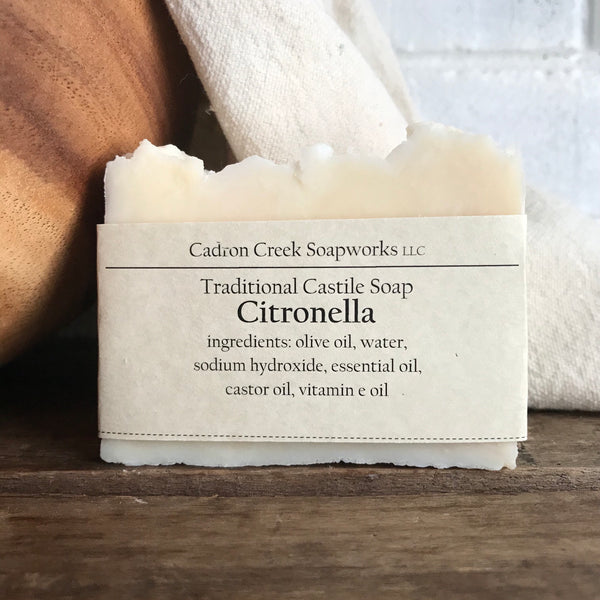 Traditional Castile Citronella Handmade Soap
