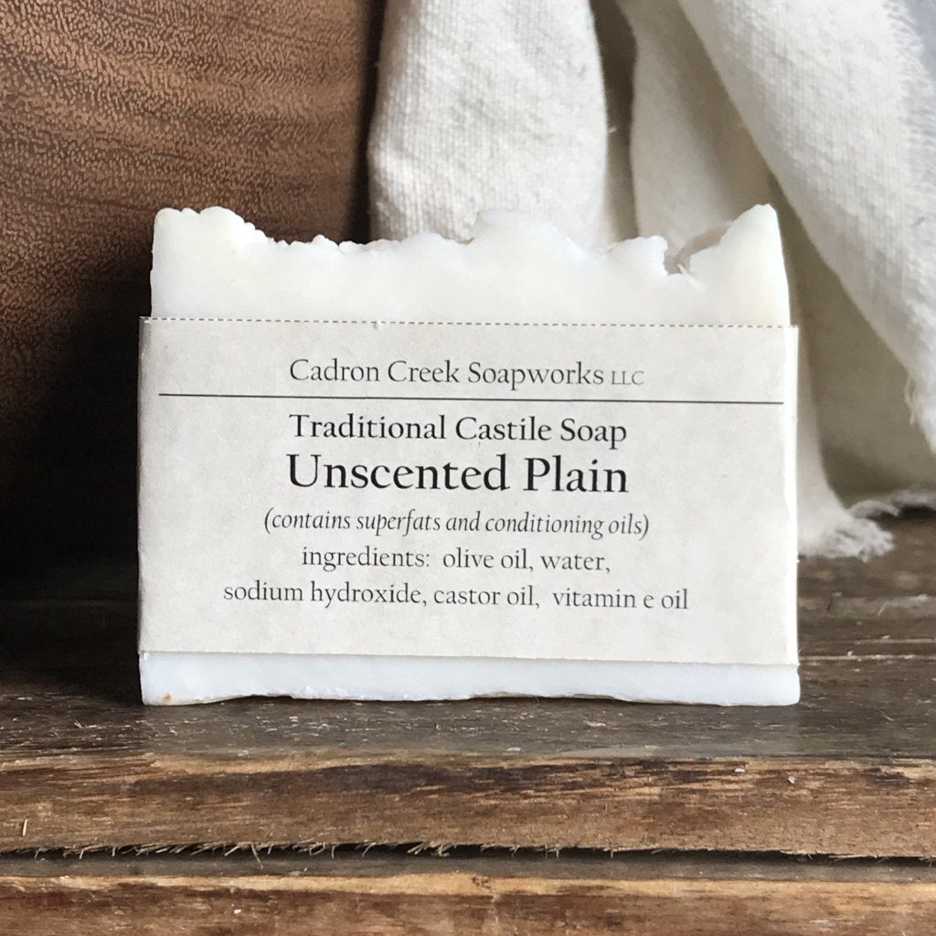 Traditional Castile Unscented Plain Handmade Soap