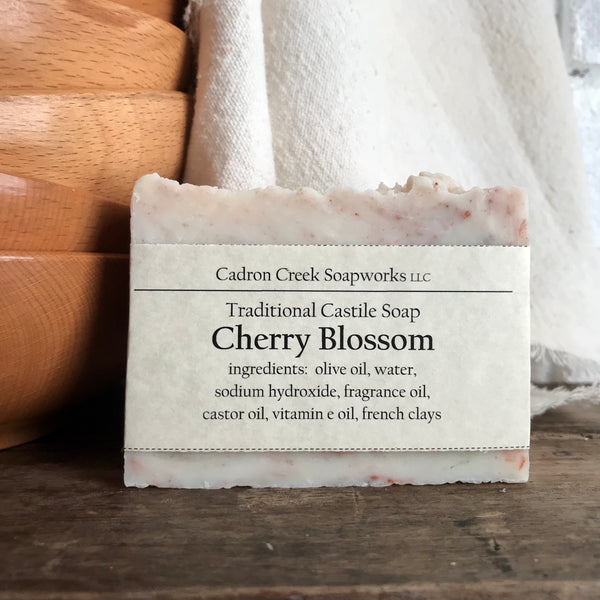 Traditional Castile Cherry Blossom Handmade Soap