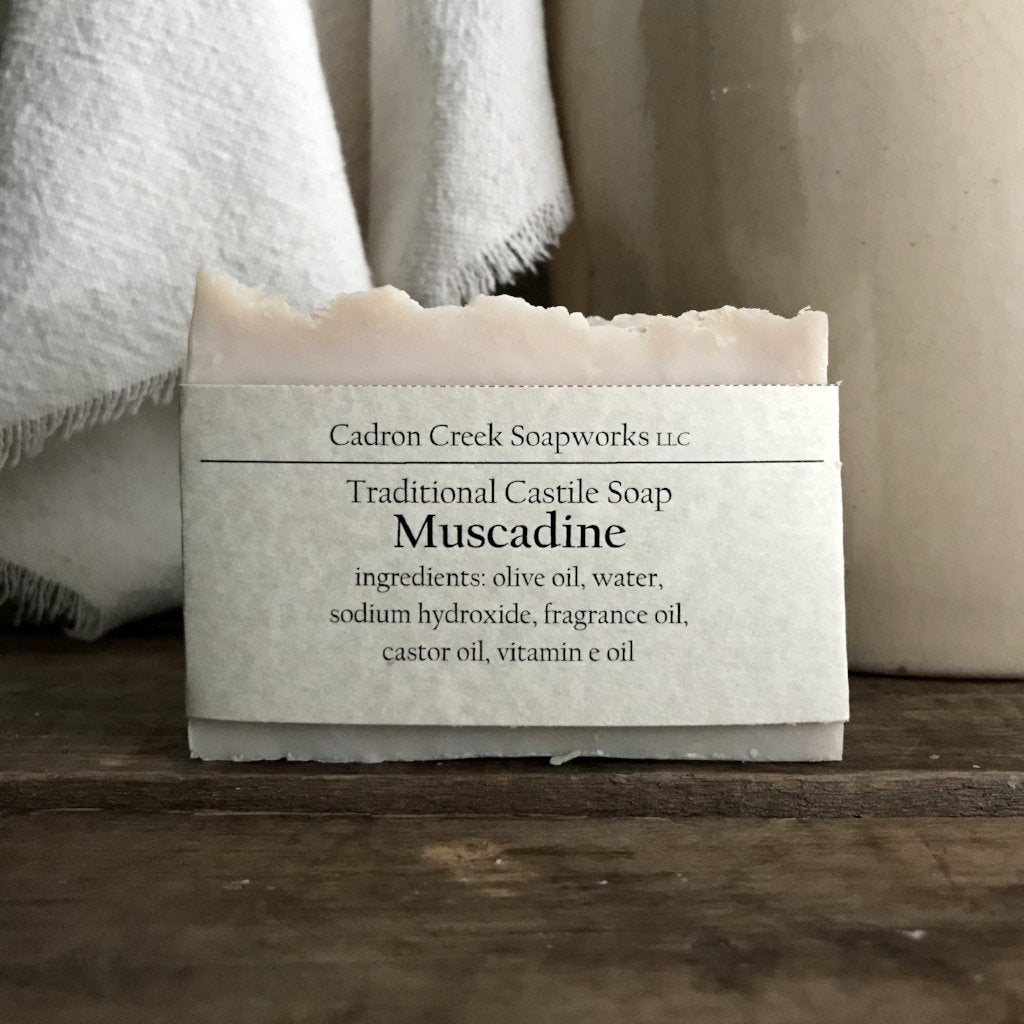 Traditional Castile Muscadine Handmade Soap