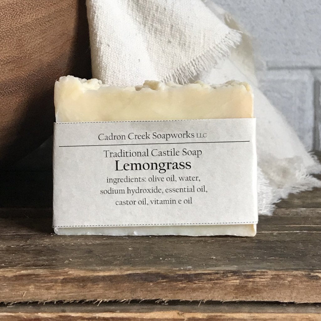 Traditional Castile Lemongrass Handmade Soap